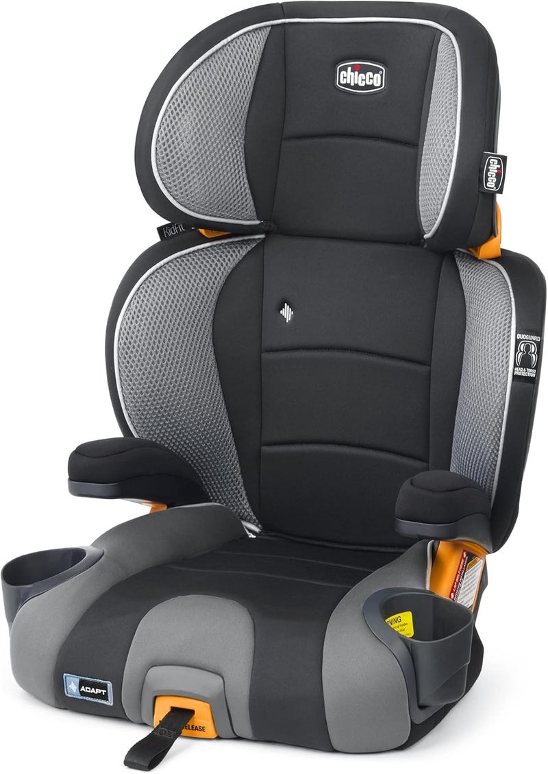 Chicco مقعد سيارة Chicco KidFit Adapt Plus 2 في 1 مع حزام، لون العنبر - Image 1